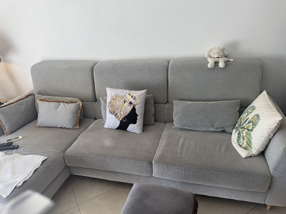Sofá 3 lugares c/chaise longue