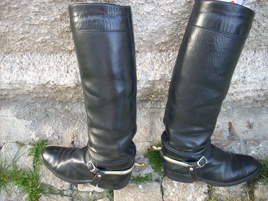 botas de equitação