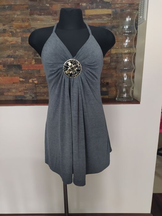 Bluzka wiązana na szyi