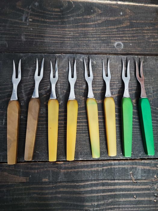 Stare widelczyki do ciasta Rostfrei