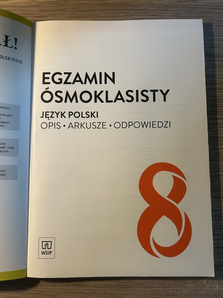 Język polski Egzamin ósmoklasisty arkusze