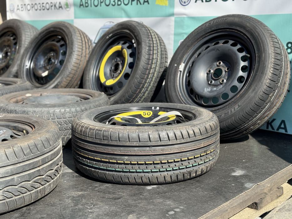 Запаска колесо диск 205/55 R16 фольксваген пассат б6 шкода а5 тоуран