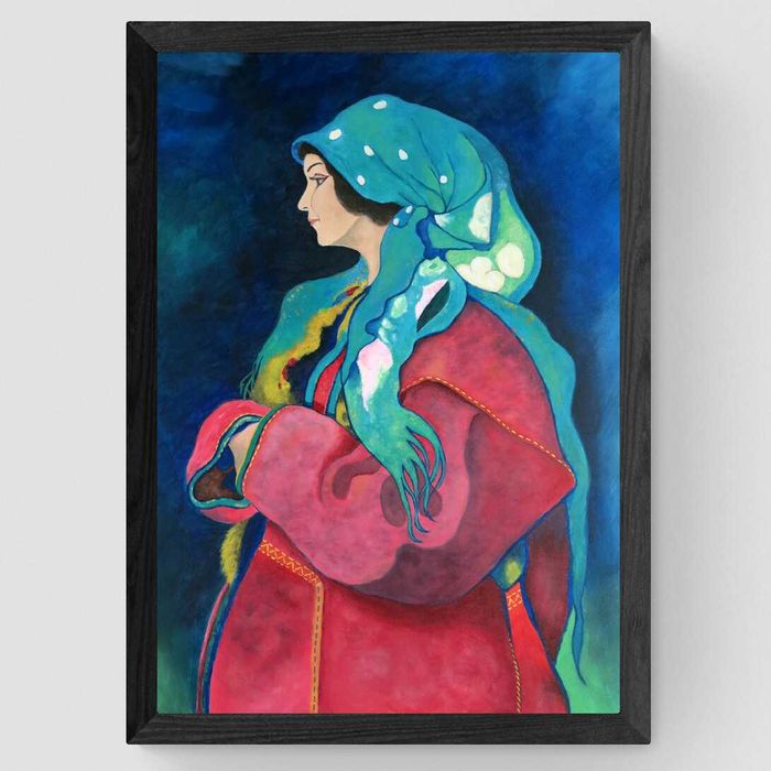 Ręcznie malowany obraz 42x60 reprodukcja Kazimierz Sichulski