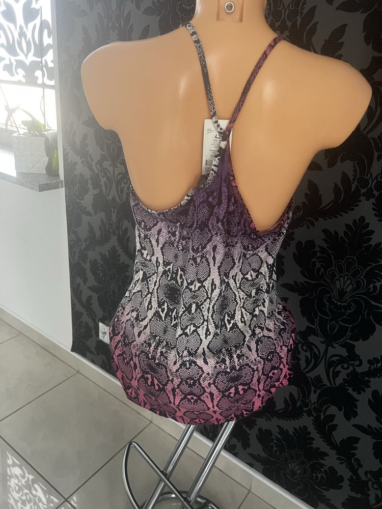 Seksowny top we wzor skory wezowej 42