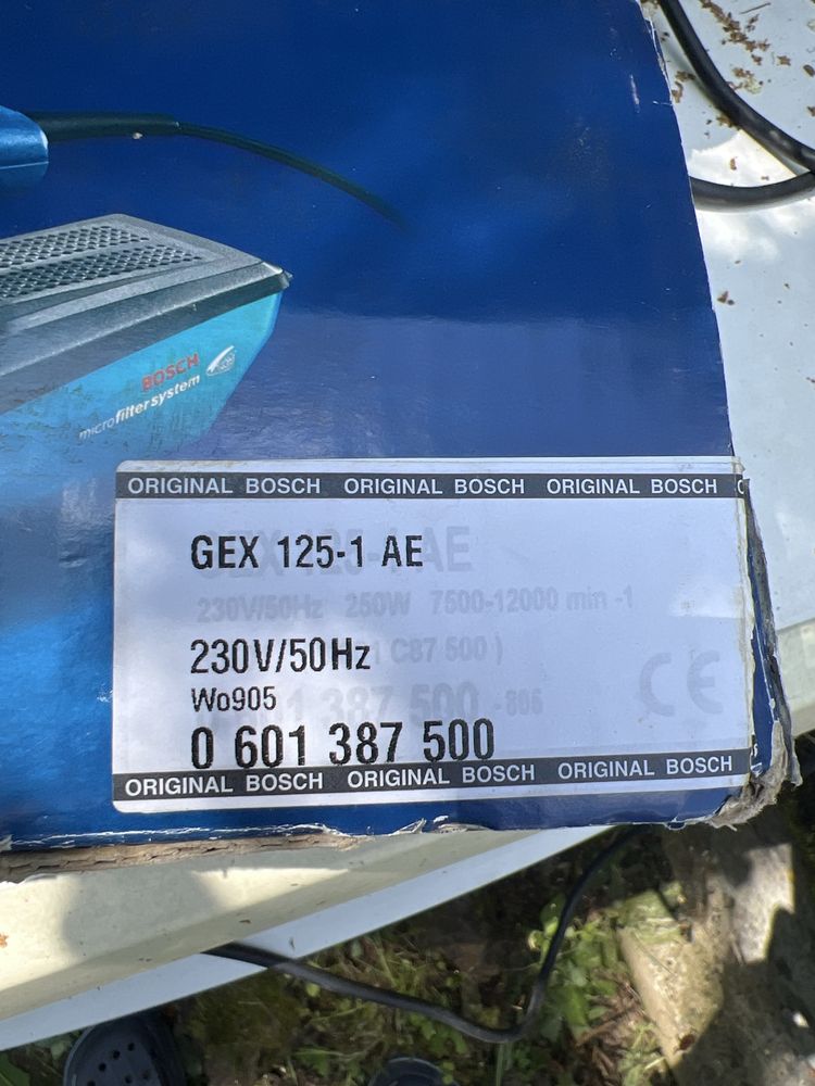 Ексцентрикова шліфувальна машина BOSCH GEX 125-1 AE Professional