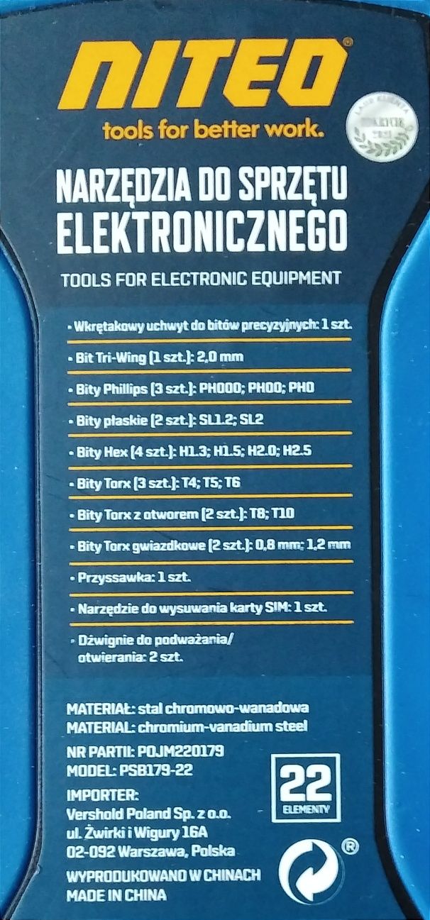 Sprzedam narzędzia do sprzętu elektronicznego