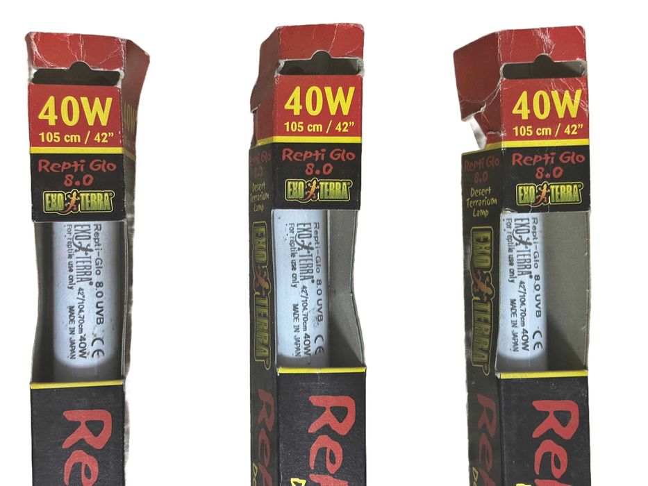 LOTE 7 lampadas UV EXOTERRA