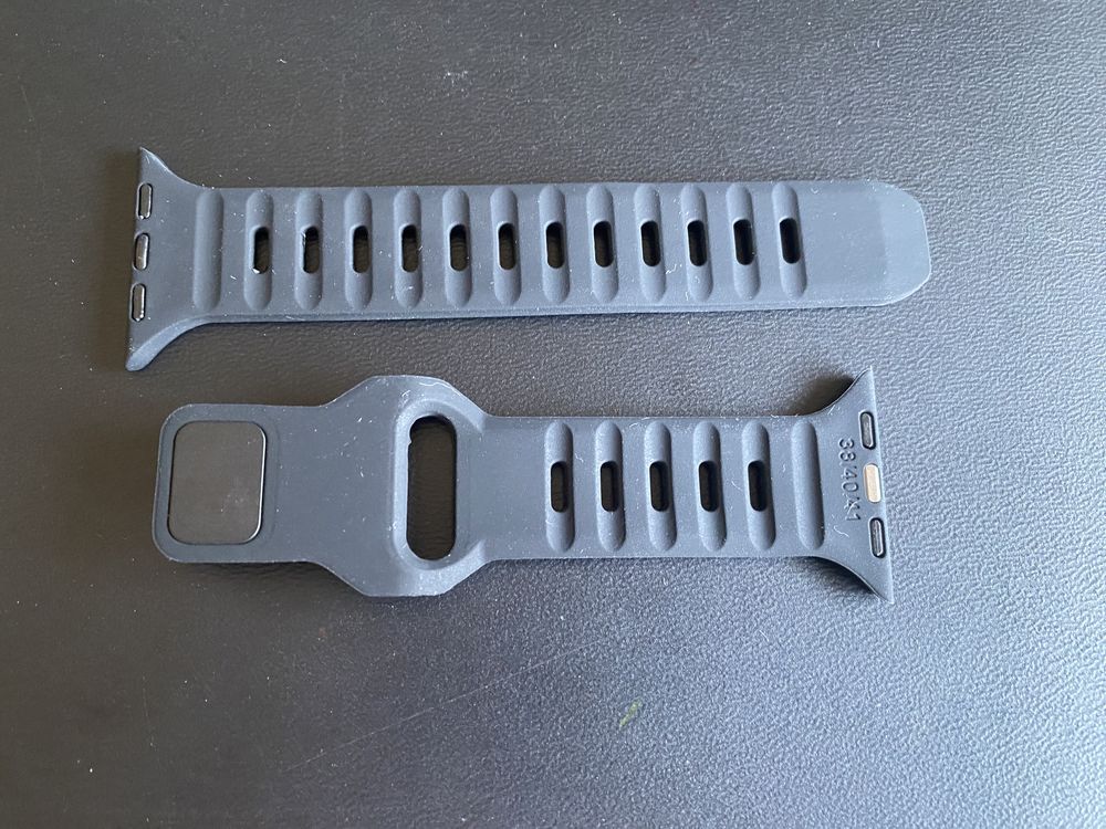 Pulseiras Silicone suave e macio Apple Watch 8 7 6 5 Novas Embaldas