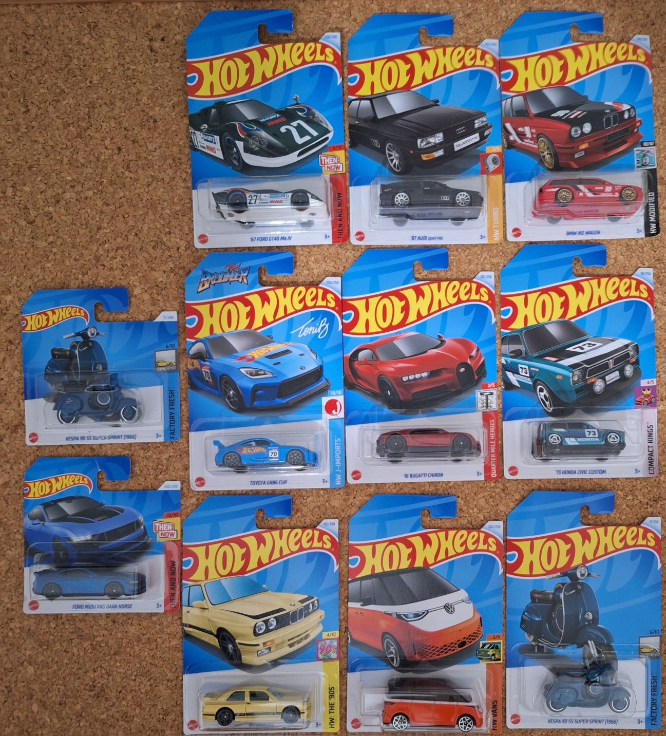 HotWheels cartela LONGA.