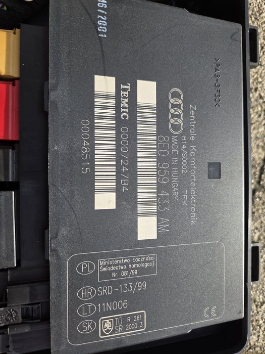 Modul komfortu audi a4 b6 b7