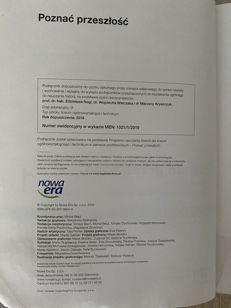Podrecznik Poznac Przeszlosc 1 zakres Podatawowy