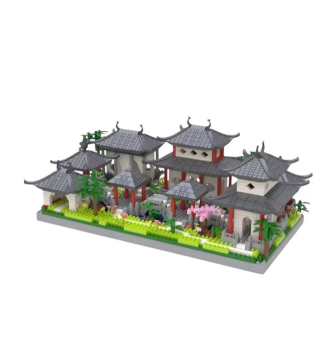 Конструктор Японський замок сад дім 600 деталей