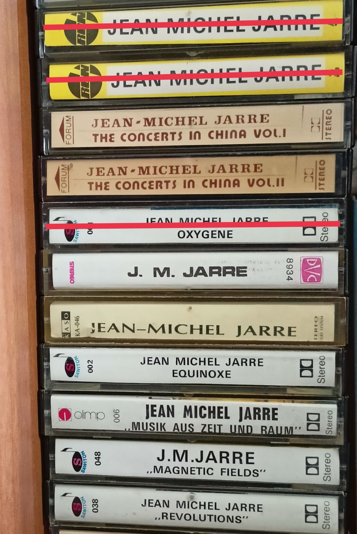 JEAN MICHEL JARRE na kasecie magnetofonowej