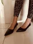 RESERVED piękne kitten heels, kaczuszki, czułenka niski obcas 38