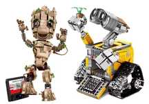 Конструктор. Groot Грут. Робот WALL-E. Сумісно з LEGO.