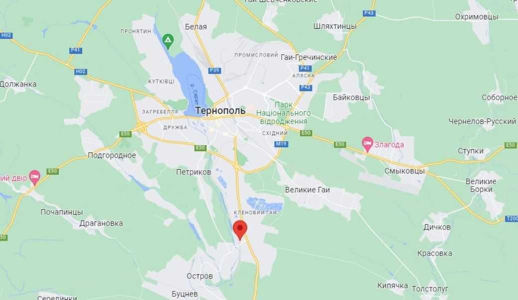 Продаж 5,4га землі промисловості, смт Велика Березовиця адм буд 1230м2