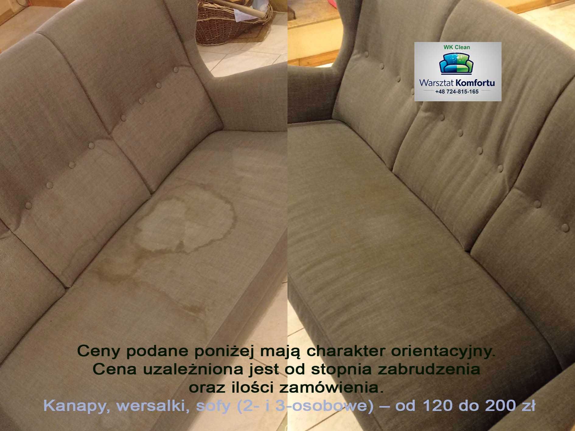 Profesjonalne pranie czyszczenie tapicerki meblowej!