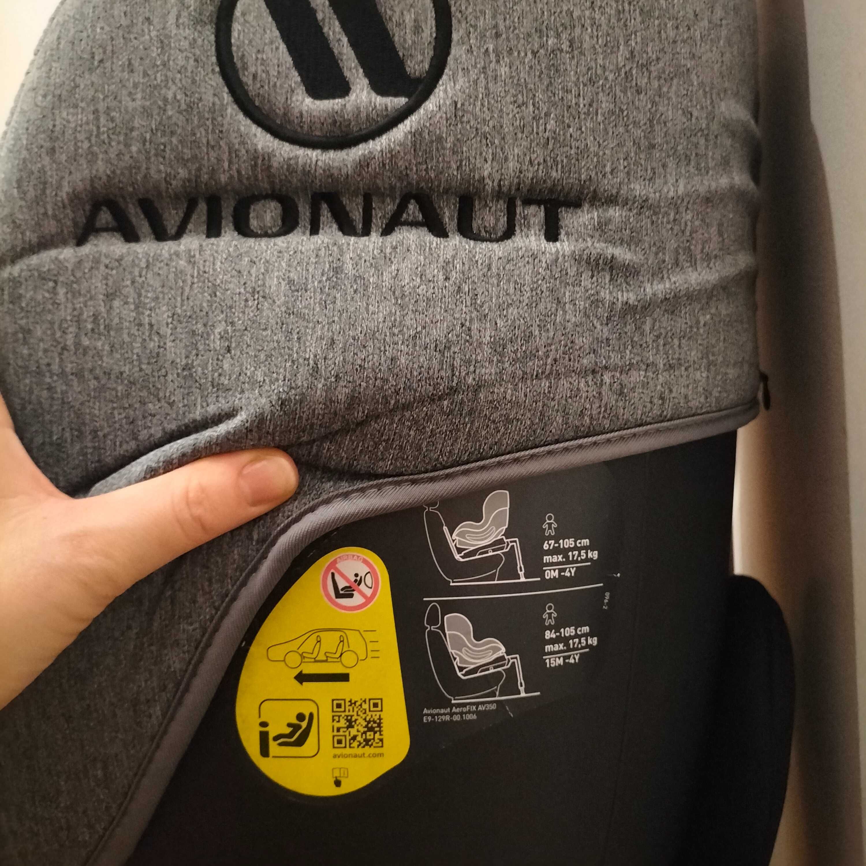 Fotelik samochodowy z bazą ISOFIX 0-17,5 kg Avionaut AeroFIX