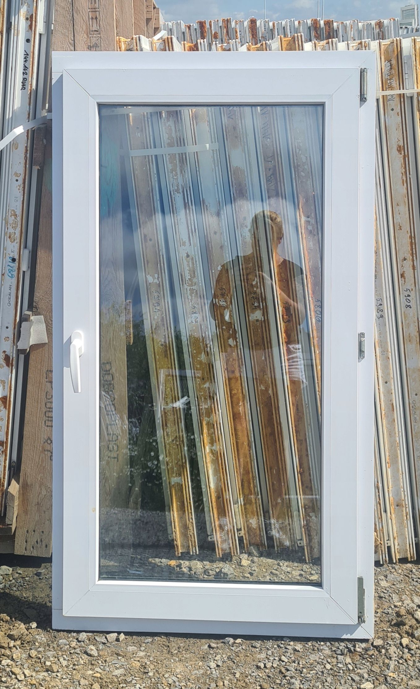 OKNA Używane 78x140 OKNO KacprzaK Plastikowe PCV Lider Okna OLX