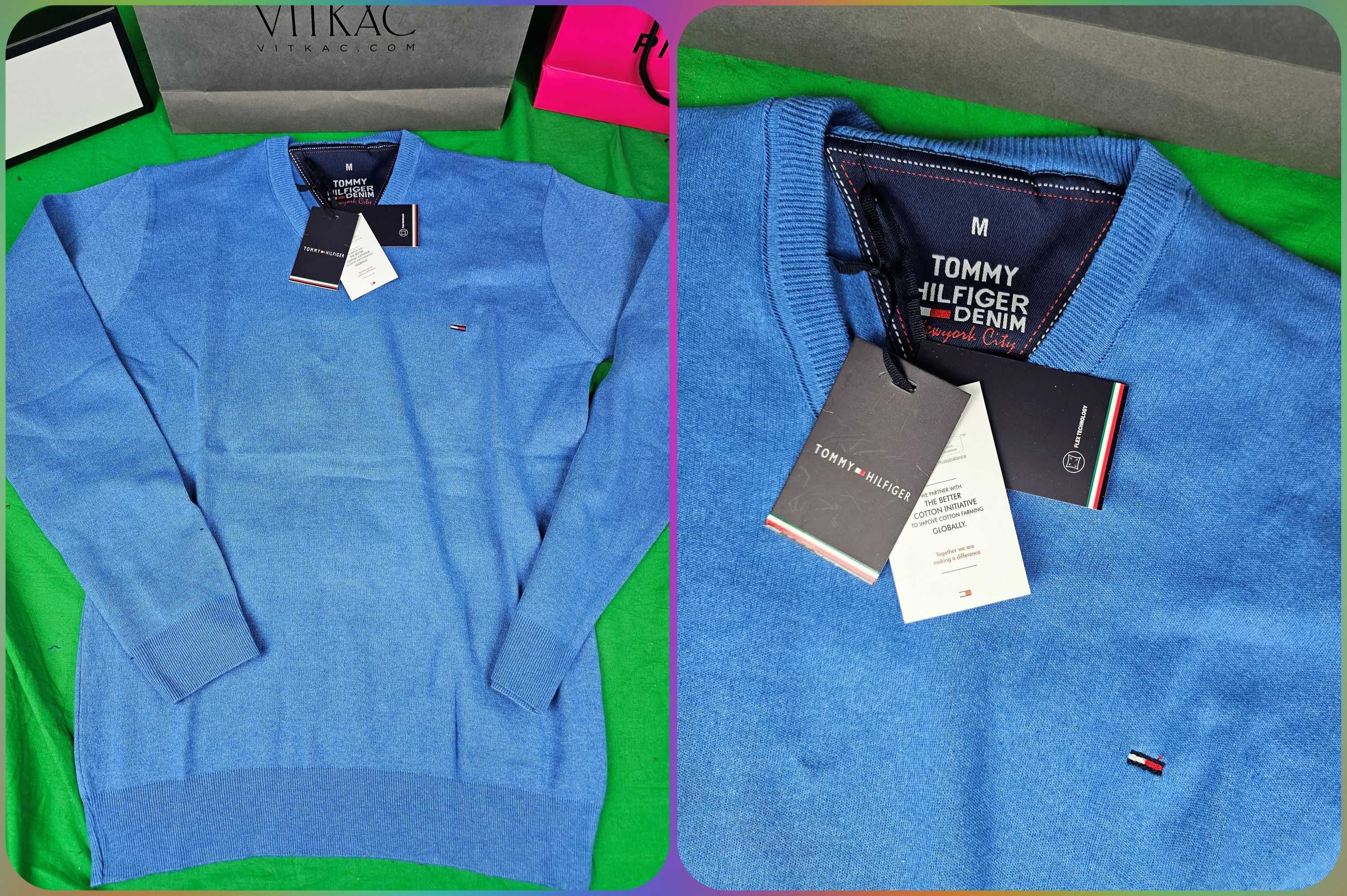 Swetry męskie nowe Tommy Hilfiger sweter Lacoste hit