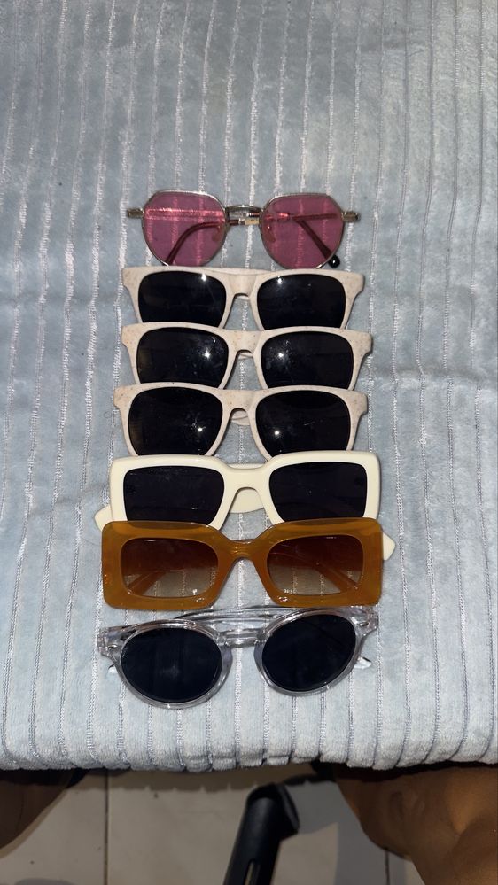 Coleção de oculos de sol