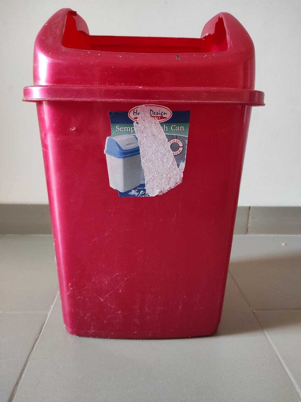 Урна для мусора пластиковая, б/у на 11,5л, Турция