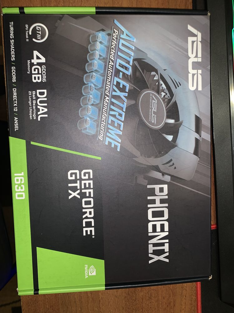 Відеокарта Asus gtx 1630 4gb DDR6