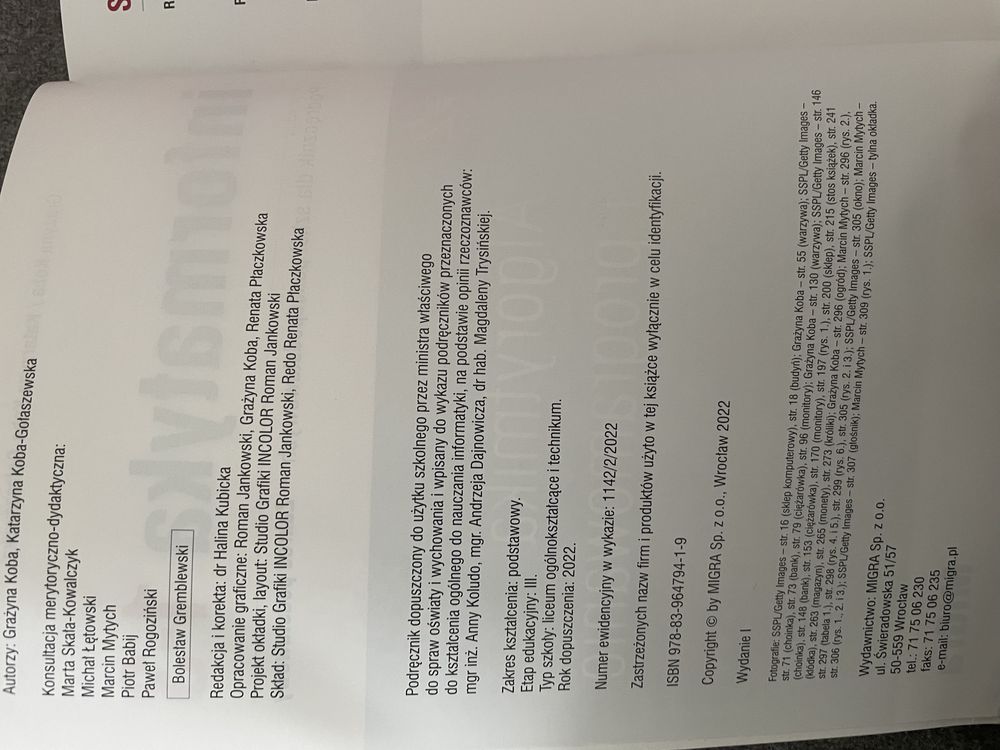 Informatyka 1-3 algorytmika i programowanie MiGra