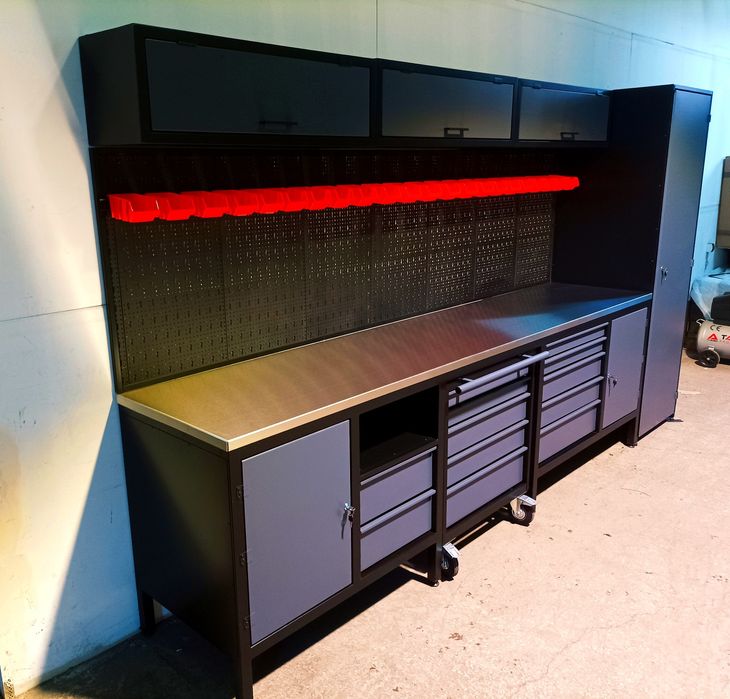 Stół warsztatowy metalowy spawany. Zestaw w promocji 16.800 na 12.400