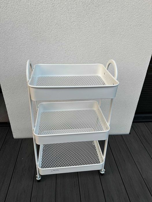 Wózek kuchenny 3 poziomy Regał łazienkowy Szafka na kółkach OKAZJA