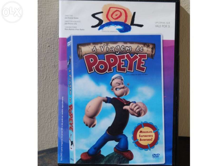 DVD Popeye. Envio por correio