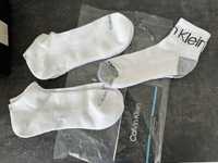 Білі носки шкарпетки  набір з сіткою calvin klein жіночі чоловічі