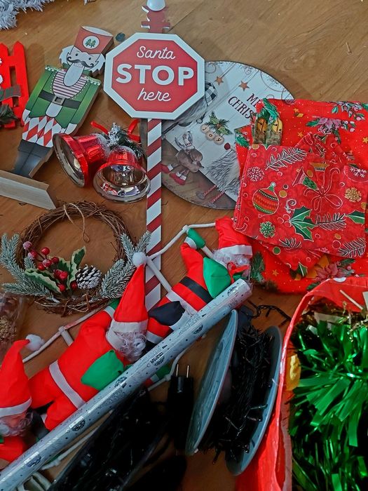 Conjunto de decoração de Natal 60 peças