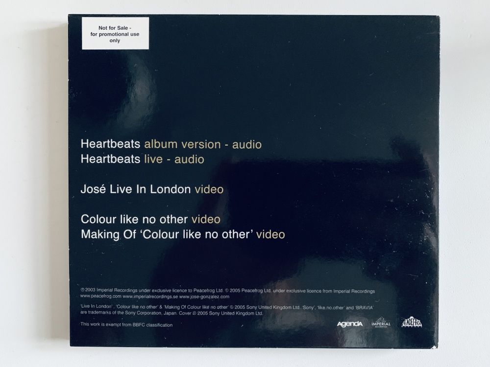 José Gonzalez - Heartbeats (DVD Single)