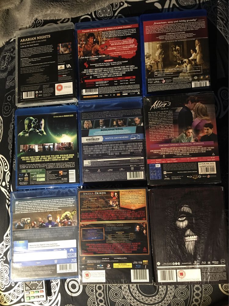 Vários Blu ray sem legendas em Português P1