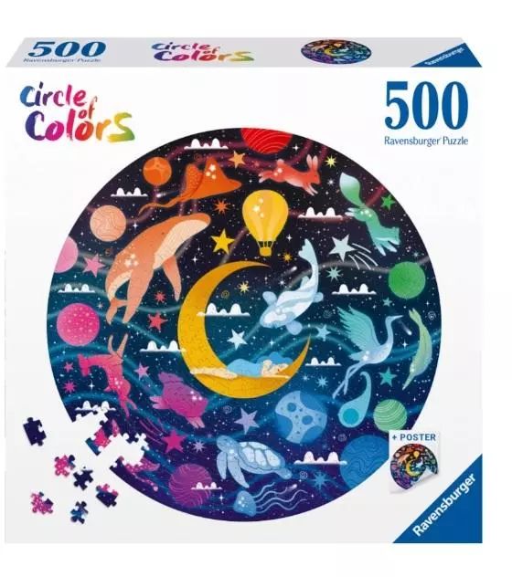 Puzzle 2D 500 Paleta kolorów. Marzenia. Ravensburger