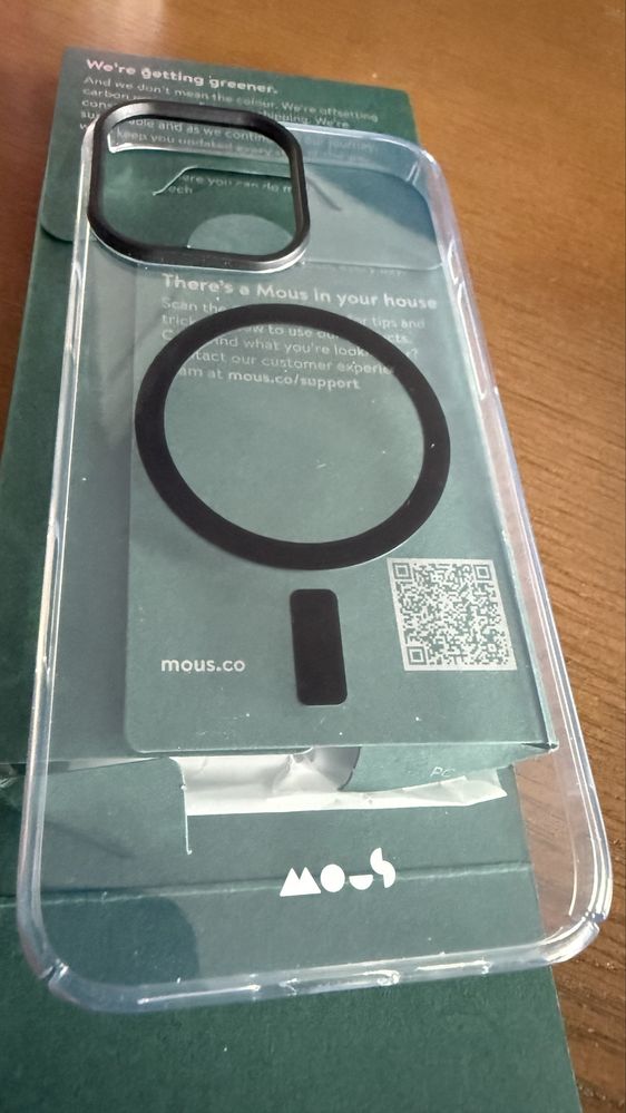 Etui Mous przezroczyste z magsafe do iPhone 16 pro max.