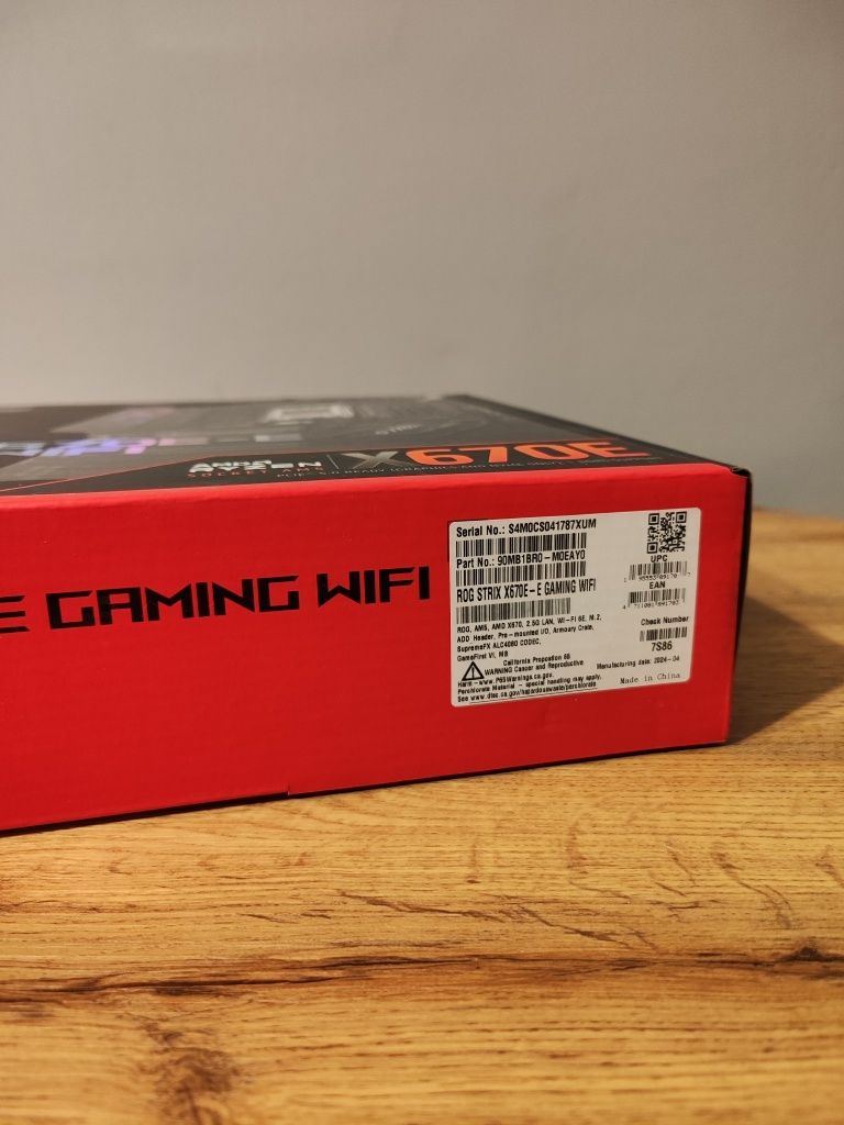 Nowa płyta główna Asus Róg Strix X670E-E Gaming WiFi