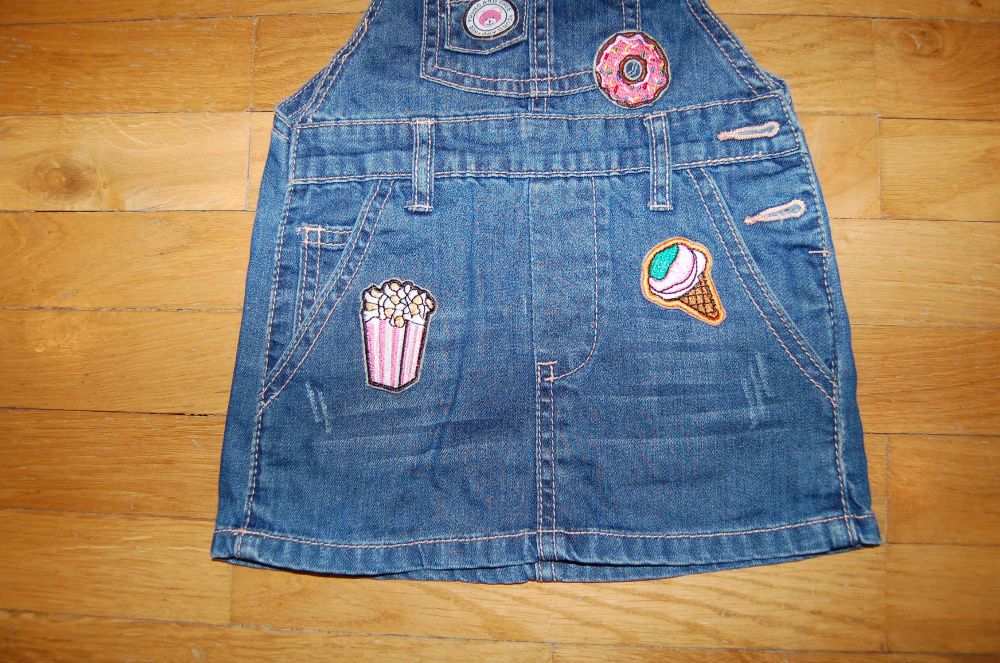 sukienka jenasowa 12-18 miesięcy Denim