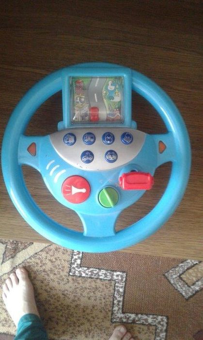 Музичний руль, игрушки для мальчика