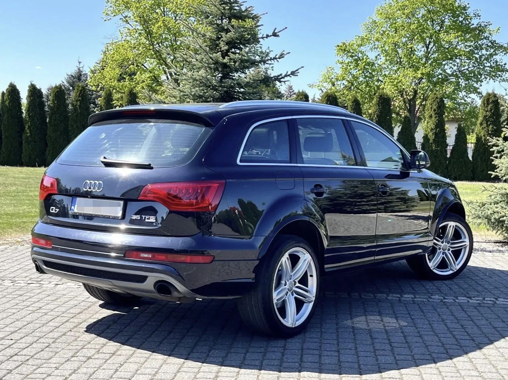 Audi Q7 V6 Panorama 7-OSÓB Elekt. fotele SKÓRA Kam. cof. Nowy ROZRZĄD