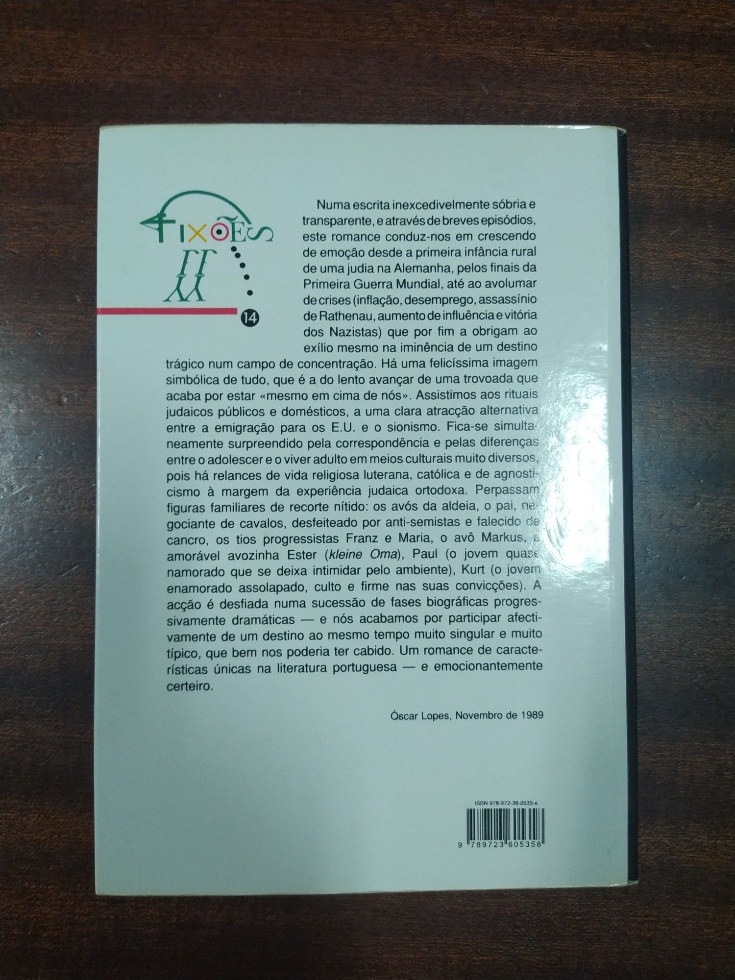 Livro "O mundo em que vivi"