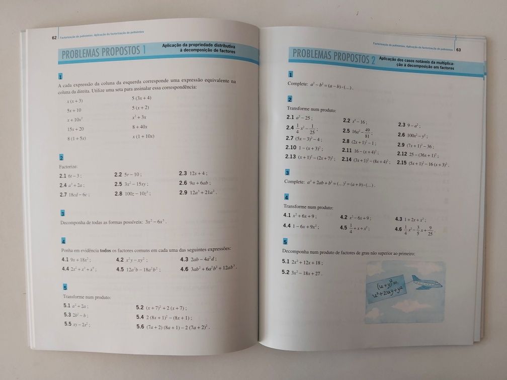 Livro de exercícios Matemática 8 ano