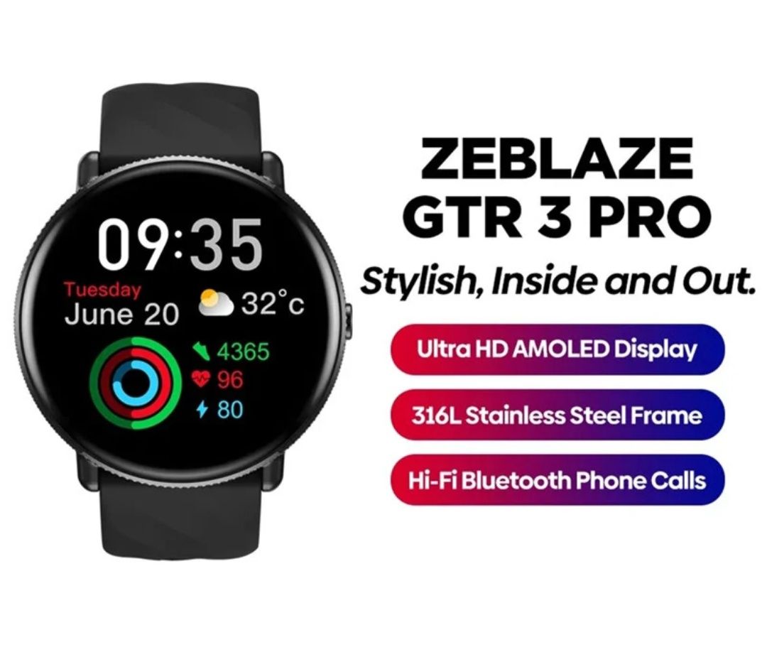 Smartwatch Zeblaze gtr 3 PRO SELADO