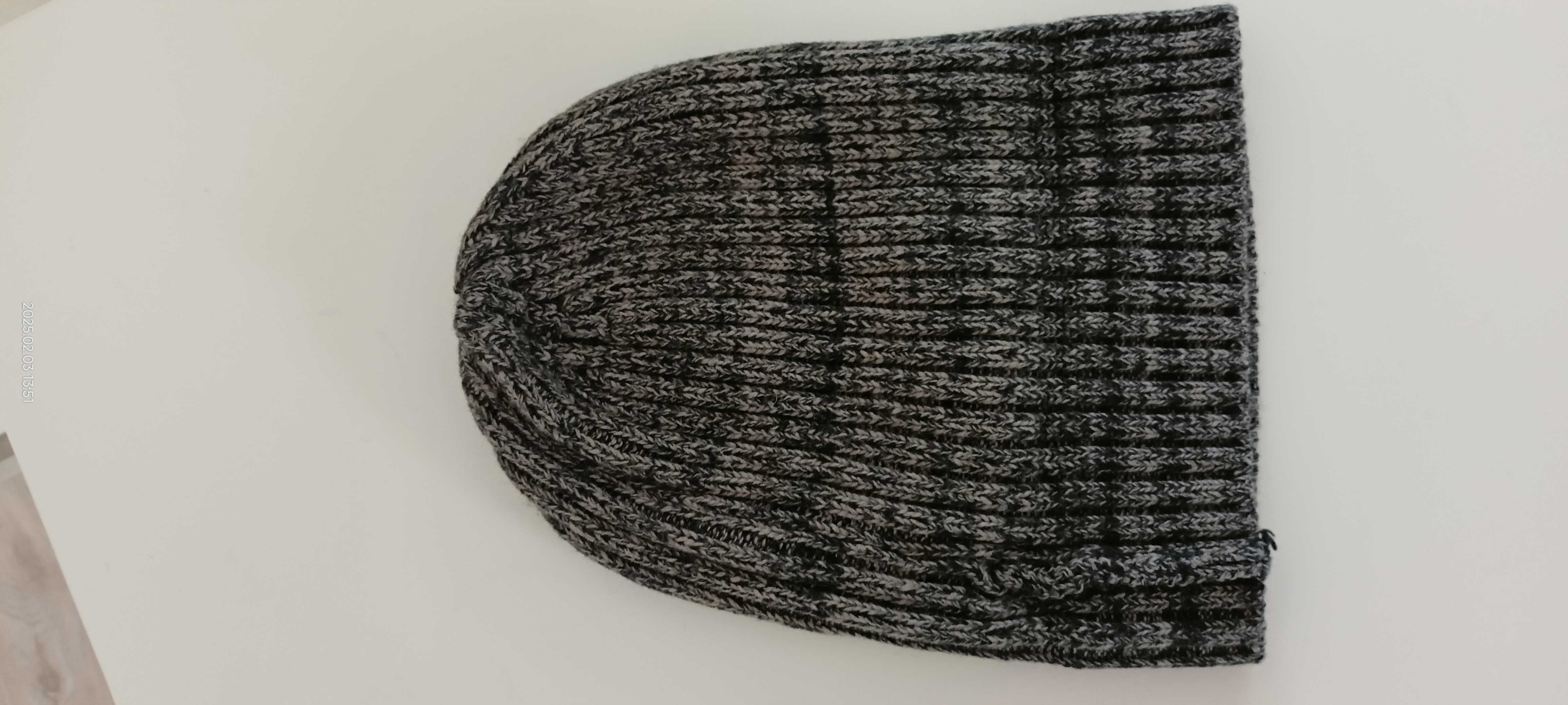 Czapka szwedzka zimowa z wełna j.nowa one size 1złwys wyprzedaż