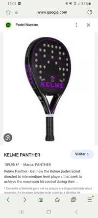 Despachar raquete pala padel kelme RUGOSA