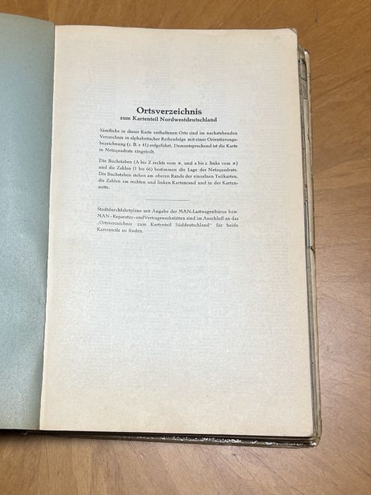 Stara atlas drogowy