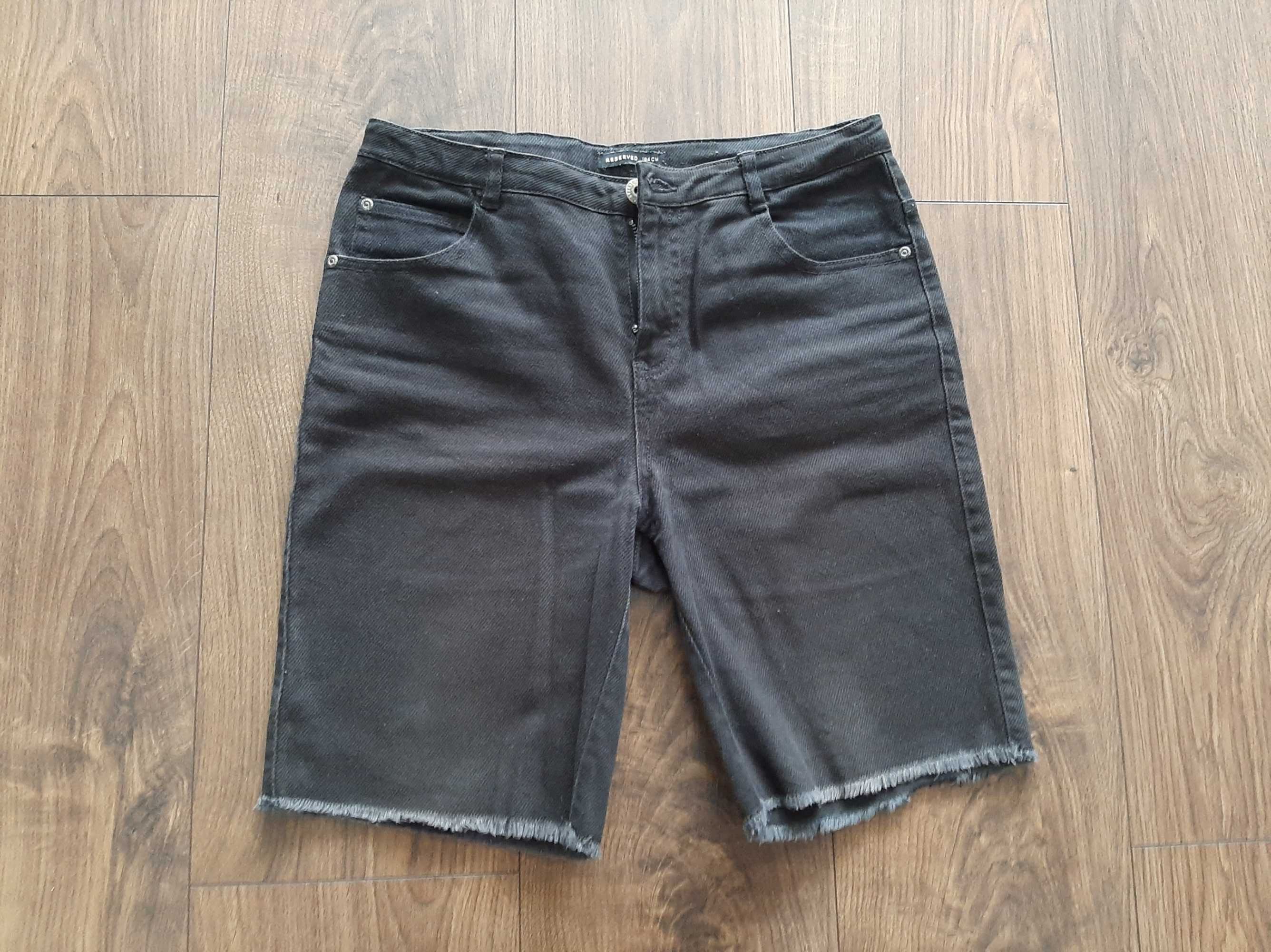 Reserved, szorty, krótkie spodenki r. 164, czarne, spodnie
