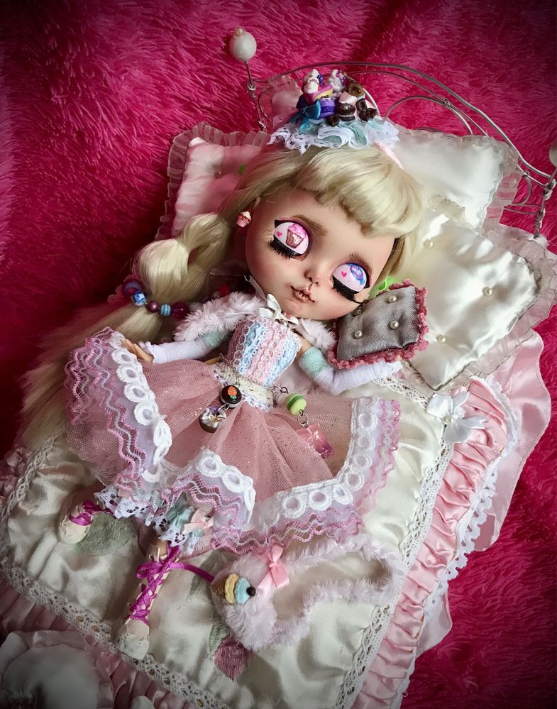 Lalka Blythe  BJD custom repaint Ooak Candy