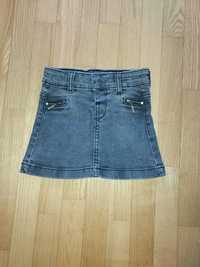 NOWA Reserved 98 spódniczka jeansowa szara